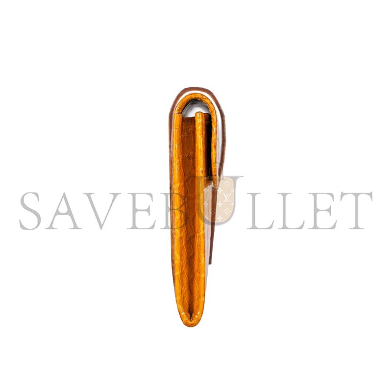 H**me5 master jige elan clutch 29 crocodile orange (29*15*3cm)